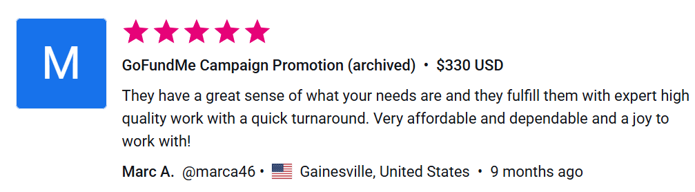 GoFundMe Promotion Review