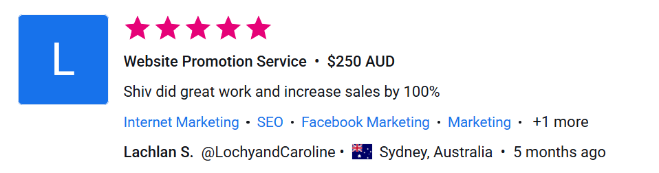 Website Promotion Review